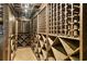 Basement showcasing a custom wine rack for ample bottle storage at 2522 Habersham Nw Rd, Atlanta, GA 30305