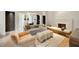 Bright living room with hardwood floors, fireplace, and stylish decor at 2522 Habersham Nw Rd, Atlanta, GA 30305