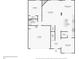 Detailed floor plan of the main level showcasing kitchen, living, and dining room layouts at 251 Ivy Chase Loop, Dallas, GA 30157