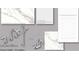 Owner's bath and secondary bathroom design from the Cool Linen Collection, tile and fixtures at 534 Sawnee Village Blvd # D65, Cumming, GA 30040