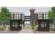Exterior of the community building with shopping and recreation spaces at 534 Sawnee Village Blvd # D65, Cumming, GA 30040