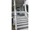 White front steps leading to charming front door at 857 Proctor Nw St, Atlanta, GA 30314