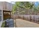 Private fenced backyard with deck and open space at 1000 Belfry Ter, Fairburn, GA 30213