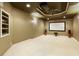 Finished basement home theater with large screen and surround sound at 1211 Grand View Se Dr, Mableton, GA 30126