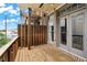 Enjoy this spacious deck with a wooden privacy fence and string lights at 818 Highland Green Ne Way # 818, Atlanta, GA 30306