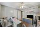 Functional room features ample storage, natural light, and ceiling fan for convenience at 232 Taylors Farm Dr, Canton, GA 30115