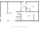 Schematic of the lower level showing the garage, hall, recreation room, and storage areas at 232 Taylors Farm Dr, Canton, GA 30115