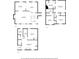 Complete home floor plan showing the primary suite, living area, and lower recreation area at 232 Taylors Farm Dr, Canton, GA 30115
