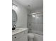 Modern bathroom with a tub and shower at 235 Prestwyck Oak, Lawrenceville, GA 30043