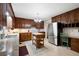 Spacious kitchen with granite counters and an island at 4698 Norman Nw Dr, Kennesaw, GA 30144