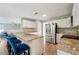 Modern kitchen with granite countertops and stainless steel appliances at 93 Carriage Lake Dr, Stockbridge, GA 30281