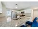 Modern kitchen featuring granite countertops and stainless steel appliances at 93 Carriage Lake Dr, Stockbridge, GA 30281