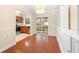 Open dining area with kitchen access, leads to outdoor patio via glass sliding doors at 2355 Henderson Mill Ne Rd # 6, Atlanta, GA 30345