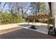 Backyard patio with pergola, fire pit, and deck at 2488 Elizabeth Ann Ne Ln, Atlanta, GA 30324