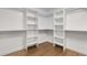 Walk-in closet with ample shelving and hanging space at 2488 Elizabeth Ann Ne Ln, Atlanta, GA 30324