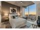 Spacious bedroom with city views and modern decor at 3324 Peachtree Ne Rd # 1114, Atlanta, GA 30326