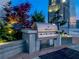 Community grill area with a built-in stainless steel grill at 3324 Peachtree Ne Rd # 1114, Atlanta, GA 30326