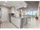 Modern kitchen with large island and granite countertops at 3324 Peachtree Ne Rd # 1114, Atlanta, GA 30326