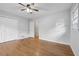 Spacious bedroom featuring hardwood floors and double closets at 785 Mckenzie Sw Ct, Atlanta, GA 30311