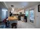 Bright kitchen features an island and stainless steel appliances at 157 New Hope Rd, Fayetteville, GA 30214