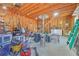 Spacious garage with various items and storage at 2105 Rock Ct, Loganville, GA 30052