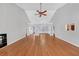 Open living room with hardwood floors and high ceilings at 2105 Rock Ct, Loganville, GA 30052
