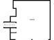 Floor plan of a garage with staircase access at 108 Ridgefield Dr, Douglasville, GA 30134