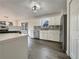 Modern kitchen with white cabinets and stainless steel appliances at 108 Ridgefield Dr, Douglasville, GA 30134