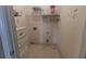 Small laundry room with washer and dryer hookups at 131 Magazine St, Dallas, GA 30157