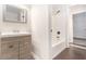 Clean bathroom with a shower/tub combo at 960 N Grand Nw Ave, Atlanta, GA 30318