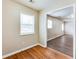 Hardwood floor dining room with view into living room at 2600 Nw Baker Rd, Atlanta, GA 30318