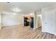 Open concept kitchen with stainless steel appliances and wood cabinets at 2600 Nw Baker Rd, Atlanta, GA 30318