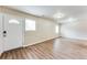 Spacious living room with hardwood floors and neutral walls at 2600 Nw Baker Rd, Atlanta, GA 30318