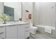 Spa-like bathroom with soaking tub and modern vanity at 40 12Th Ne St # 1004, Atlanta, GA 30309