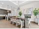 Elegant dining room with a modern table and chairs, and hardwood floors at 40 12Th Ne St # 1004, Atlanta, GA 30309