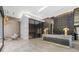 Elegant building lobby with a stylish reception desk at 40 12Th Ne St # 1004, Atlanta, GA 30309