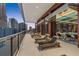 Relaxing rooftop pool and deck with city views at 40 12Th Ne St # 1004, Atlanta, GA 30309
