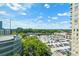 Aerial view showcasing the surrounding parking and cityscape at 3338 Peachtree Ne Rd # 1104, Atlanta, GA 30326