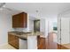 Modern kitchen with granite countertop and island at 3338 Peachtree Ne Rd # 1104, Atlanta, GA 30326