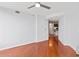 Bright living room with hardwood floors and view into kitchen at 3338 Peachtree Ne Rd # 1104, Atlanta, GA 30326