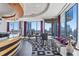 Upscale lounge with city views and modern furniture at 3338 Peachtree Ne Rd # 1104, Atlanta, GA 30326