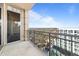 Private balcony offering stunning city views at 1820 Peachtree Nw St # 1909, Atlanta, GA 30309