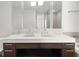 Bathroom with double vanity and modern finishes at 1820 Peachtree Nw St # 1909, Atlanta, GA 30309