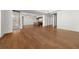 Open concept living area with hardwood floors and kitchen at 1820 Peachtree Nw St # 1909, Atlanta, GA 30309