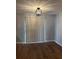 Dining area with vertical blinds and modern light fixture at 268 Springbottom Dr, Lawrenceville, GA 30046