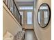 Bright entryway with a bench, mirror, and hardwood floors at 606 Broadview Ne Ter, Atlanta, GA 30324