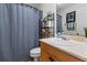 Clean bathroom with updated vanity and shower/tub combo at 1150 Collier Nw Rd # J15, Atlanta, GA 30318