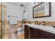 Spa-like bathroom with a large walk-in shower and updated fixtures at 1150 Collier Nw Rd # J15, Atlanta, GA 30318
