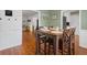 Dining area with four-chair table, view of living room at 400 Fleeta Dr, Covington, GA 30016