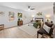 Main bedroom with large windows and ceiling fan at 4399 Plantation Ln, Norcross, GA 30093